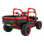 Elektrické autíčko Farmer Truck UTV Racing 4x75w červené